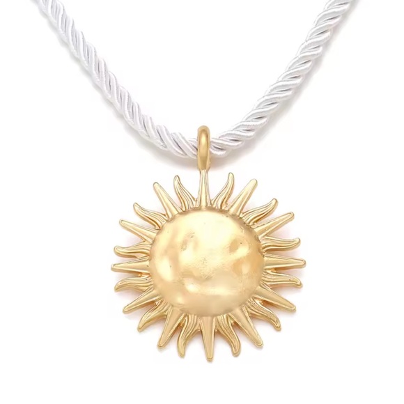 Zara Sun Gold Necklace - Picture 4 of 9